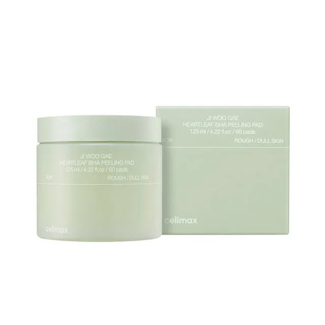 celimax - Pad Exfoliante JIWOOGAE Heartleaf BHA Peeling Pad